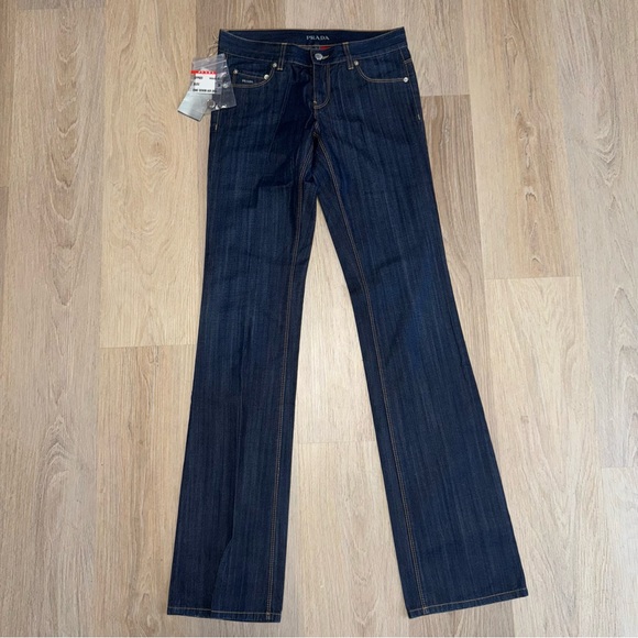 Prada Denim - NWT Prada Dark Wash Denim Straight Leg Jeans - Size 26